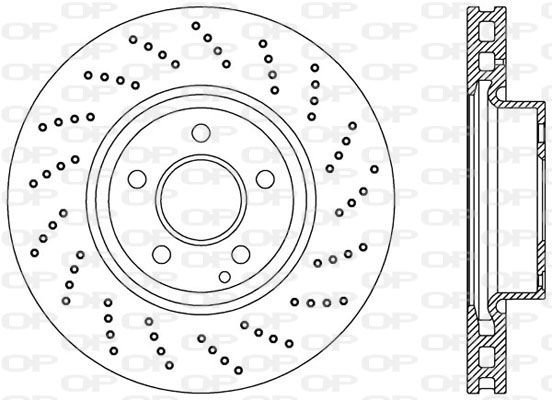 OPEN PARTS Тормозной диск BDRS2419.25